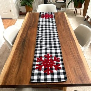 Buffalo Plaid Holiday Table Runner